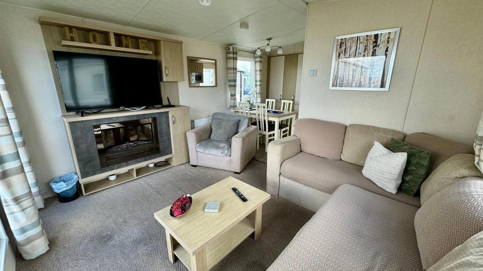 キャンプ場 New Sea View Platinum Caravan With Huge Decking ニューカッスル・アポン・タイン